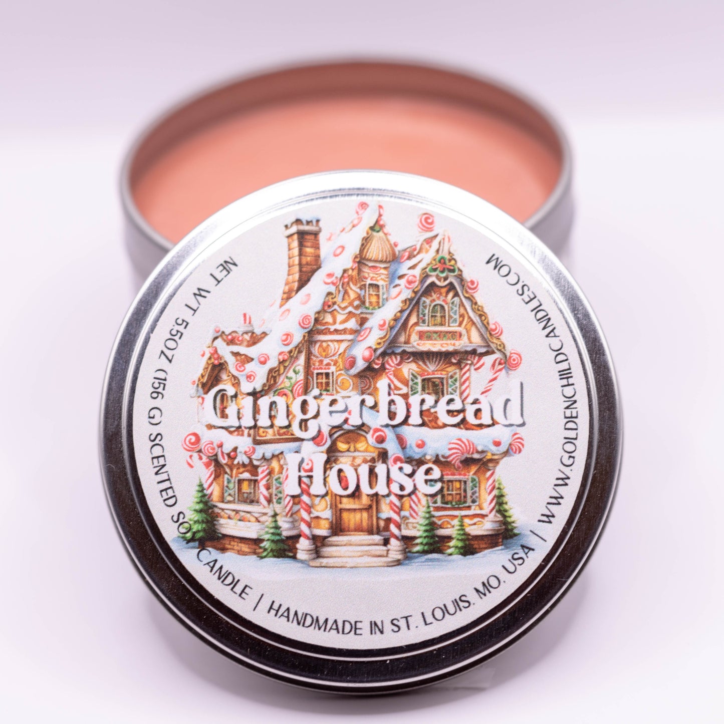 Gingerbread House Candle