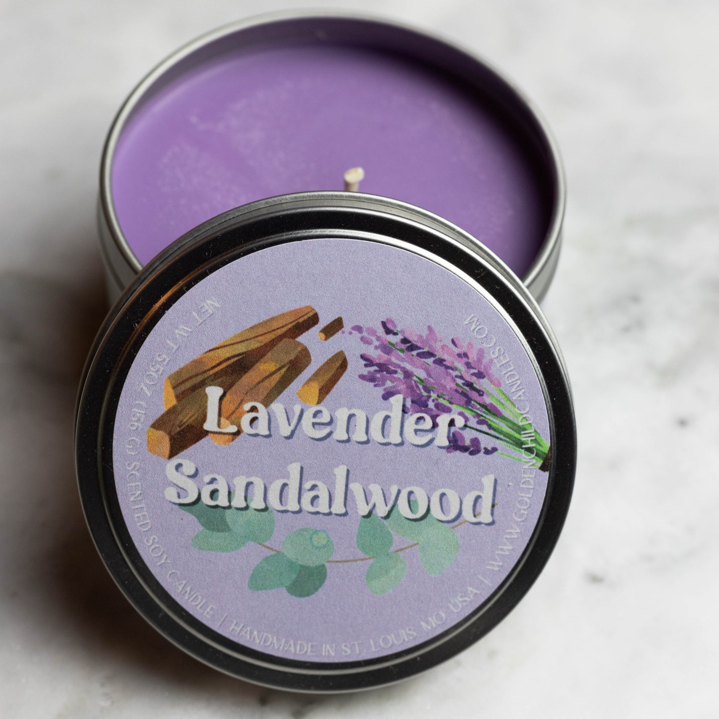 Lavender Sandalwood Candle