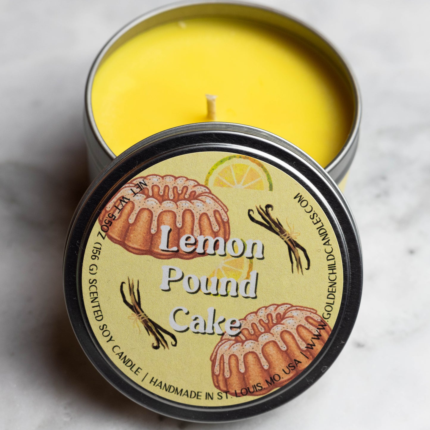 Lemon Pound Cake Candle