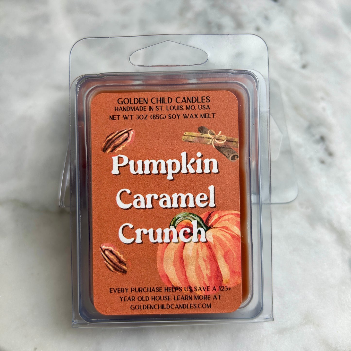 Pumpkin Caramel Crunch Wax Melt