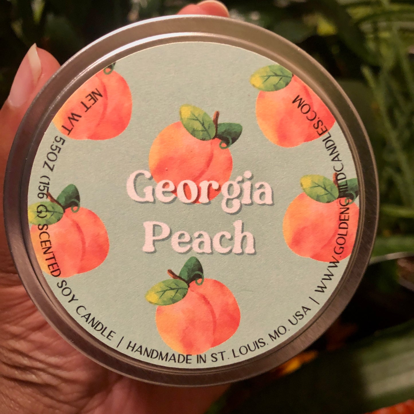 Georgia Peach Candle