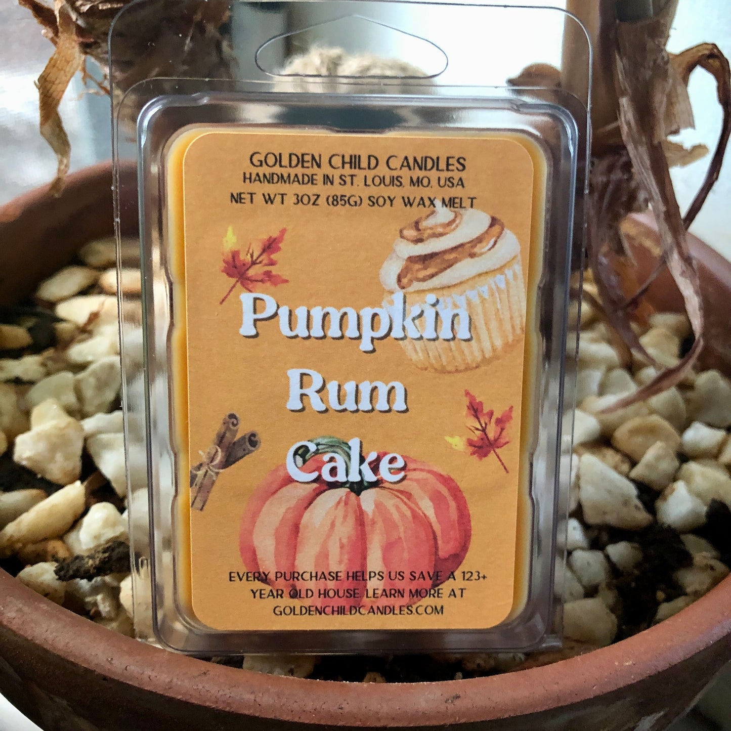 Pumpkin Rum Cake Wax Melt