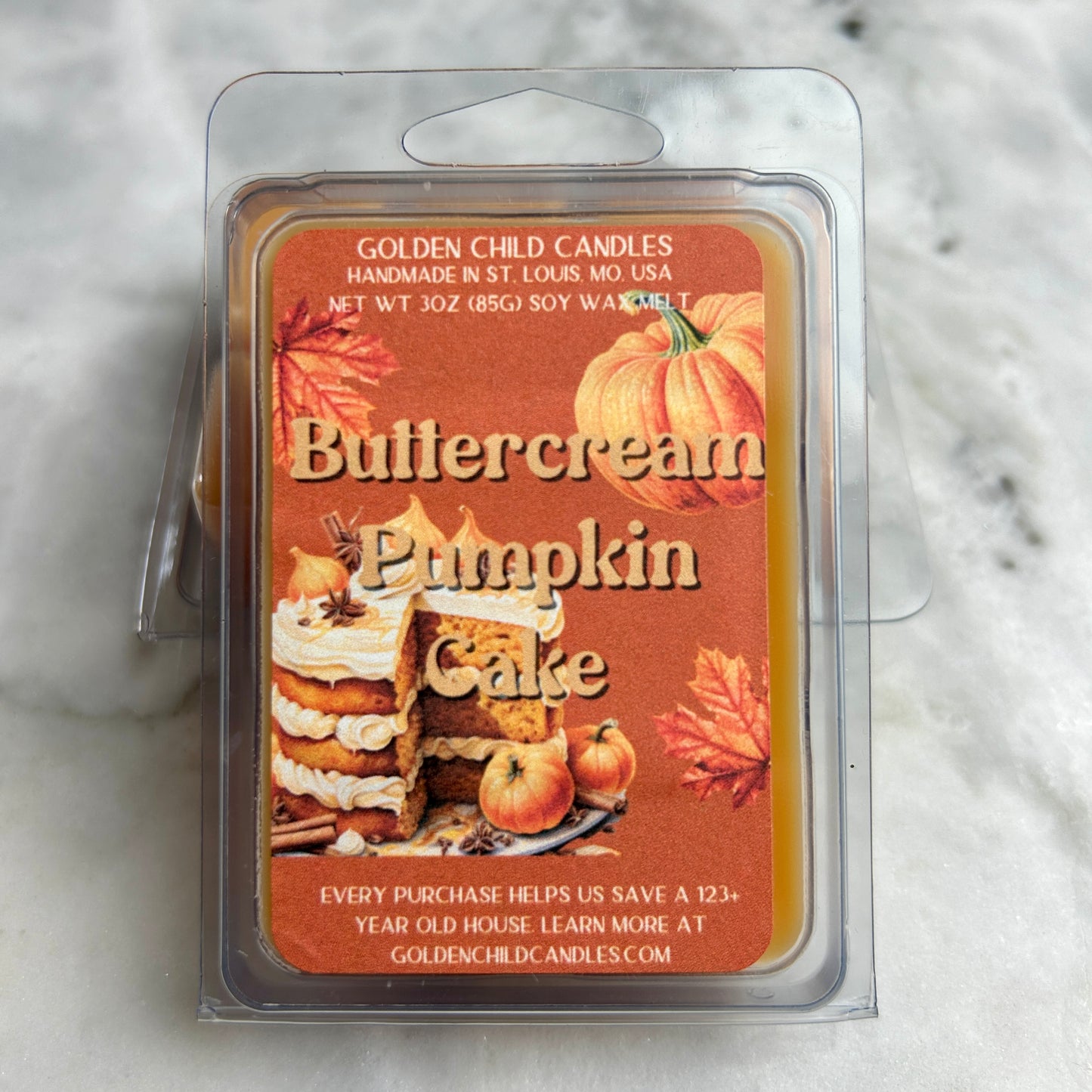 Buttercream Pumpkin Cake Wax Melt