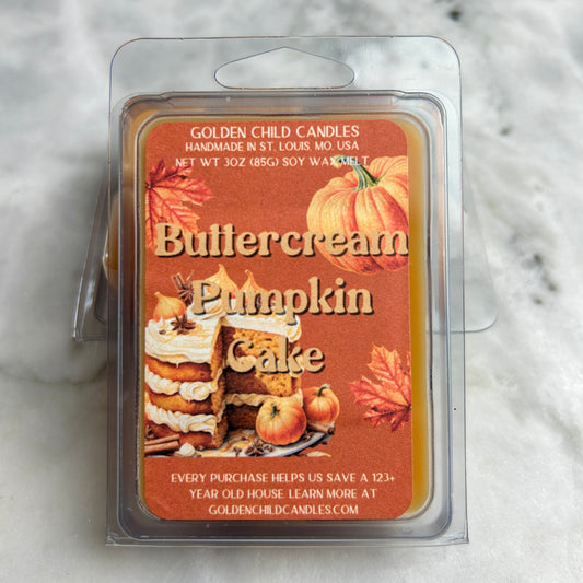 Buttercream Pumpkin Cake Wax Melt