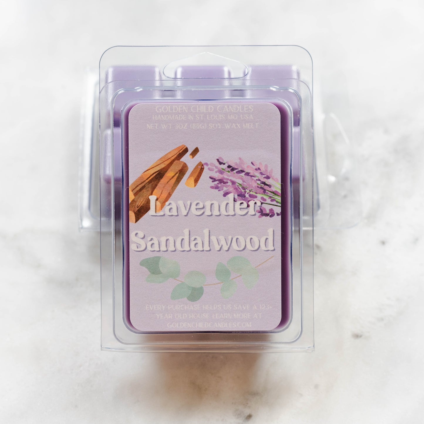 Lavender Sandalwood Wax Melt