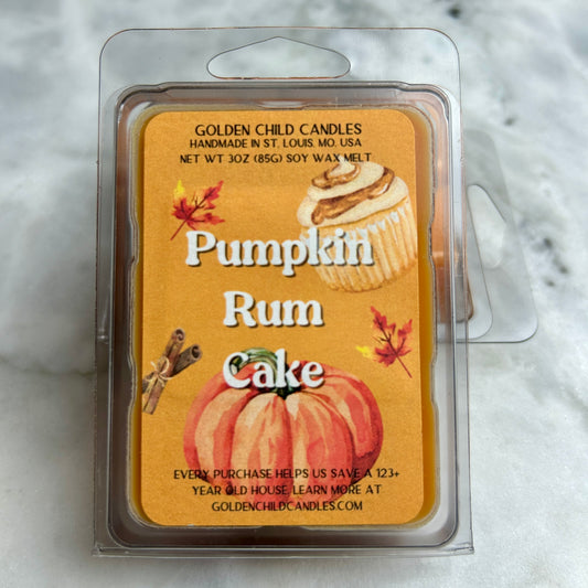 Pumpkin Rum Cake Wax Melt