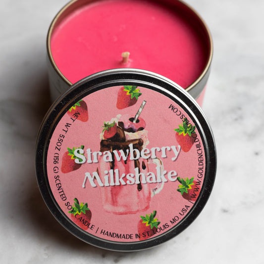 Strawberry Milkshake Candle