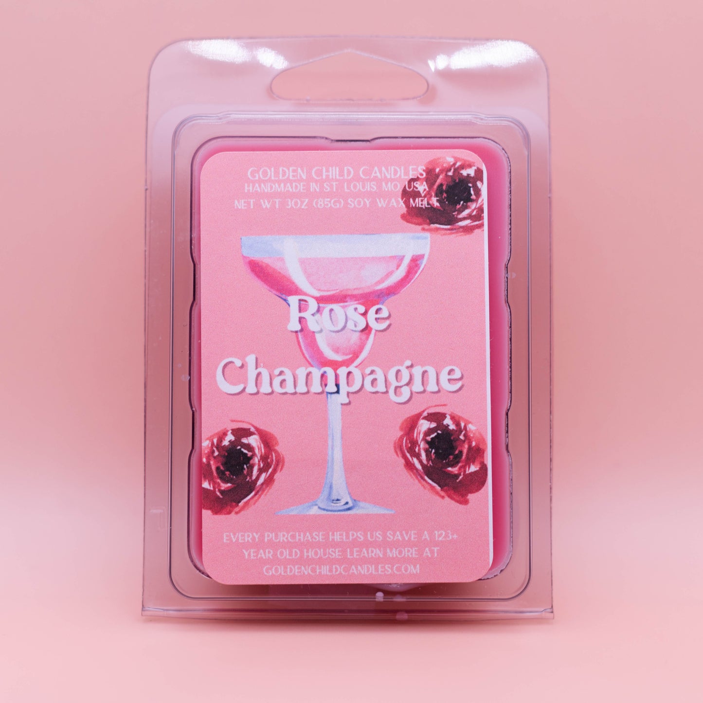 Rose Champagne Wax Melt